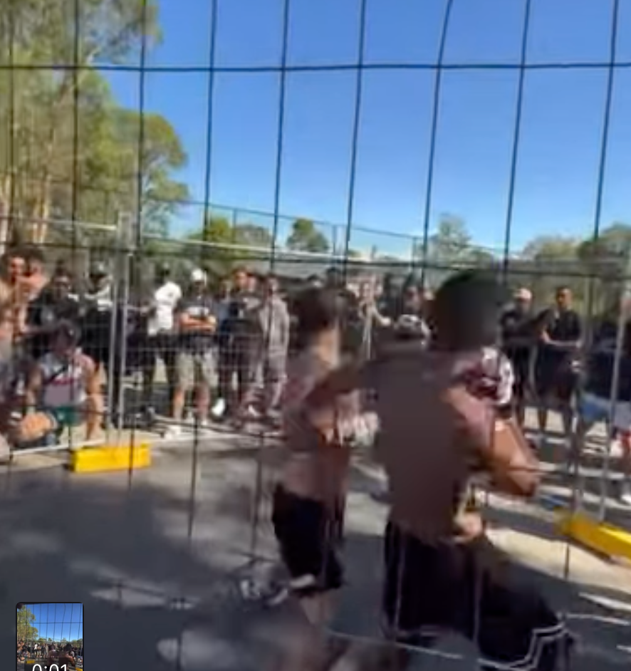 Local Jobsite Quietly Converts Temporary Fencing And Fresh Asphalt Into World’s Most Honest Fighting Arena