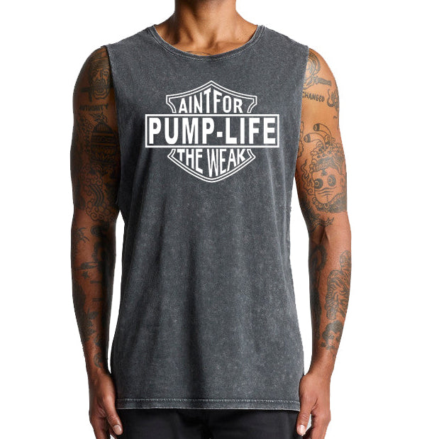 Raw Stonewash Barnard SINGLET