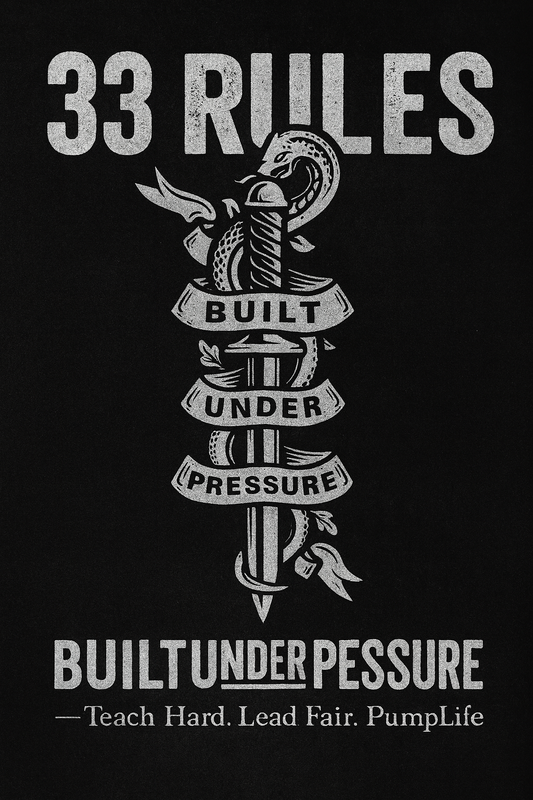 33 RULES — BUILT UNDER PRESSURE